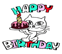 huhu cat sticker #9648375