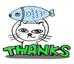 huhu cat sticker #9648383