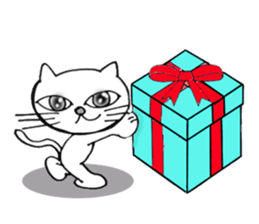 huhu cat sticker #9648401