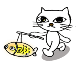 huhu cat sticker #9648402