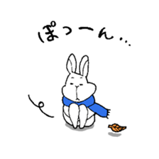 ugly rabbit Sticker sticker #9648415