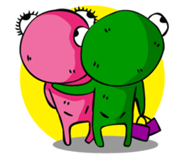 Chay Kob and Girlfriend 2 (Ying Pink) sticker #9648564