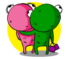 Chay Kob and Girlfriend 2 (Ying Pink) sticker #9648564