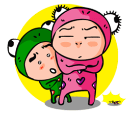 Chay Kob and Girlfriend 2 (Ying Pink) sticker #9648565