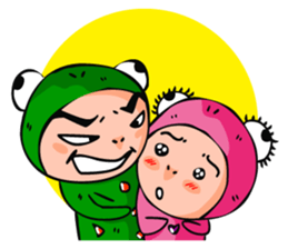 Chay Kob and Girlfriend 2 (Ying Pink) sticker #9648566