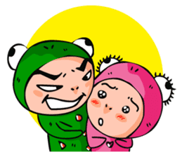 Chay Kob and Girlfriend 2 (Ying Pink) sticker #9648566