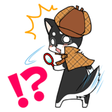DETECTIVE DOG MONA sticker #9648695