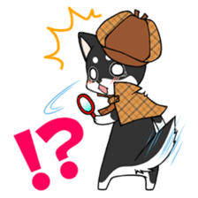 DETECTIVE DOG MONA sticker #9648695