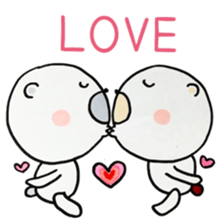 MOGUMOGU-LOVE LOVE LOVE sticker #9649504