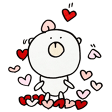 MOGUMOGU-LOVE LOVE LOVE sticker #9649515