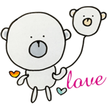 MOGUMOGU-LOVE LOVE LOVE sticker #9649526