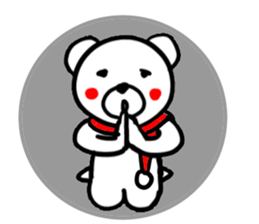 @communication bear Sticker [Winter] sticker #9650035