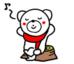 @communication bear Sticker [Winter] sticker #9650056