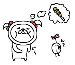 Ribon and Pichin sticker #9650753
