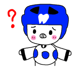 Tooth sister of taekwondo articles sticker #9650916