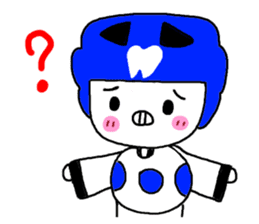 Tooth sister of taekwondo articles sticker #9650916