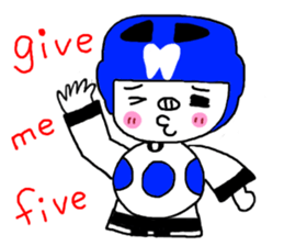 Tooth sister of taekwondo articles sticker #9650925