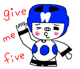 Tooth sister of taekwondo articles sticker #9650925