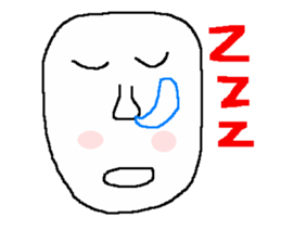 Pleasant face sticker sticker #9651499