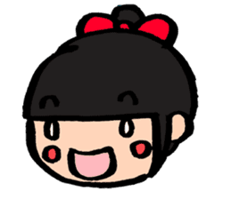 kawaii (odango) girl sticker #9651544