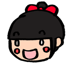 kawaii (odango) girl sticker #9651544