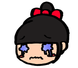 kawaii (odango) girl sticker #9651546