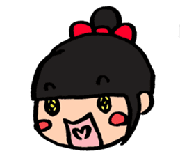 kawaii (odango) girl sticker #9651547