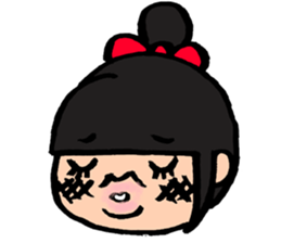 kawaii (odango) girl sticker #9651554