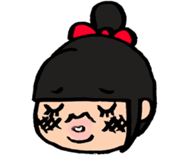 kawaii (odango) girl sticker #9651554