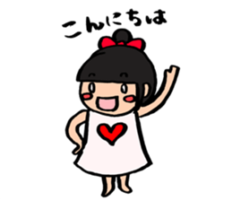 kawaii (odango) girl sticker #9651560