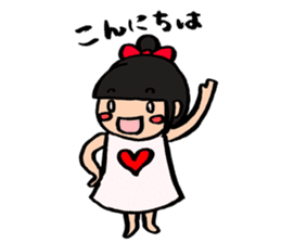 kawaii (odango) girl sticker #9651560