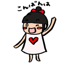 kawaii (odango) girl sticker #9651561