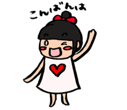 kawaii (odango) girl sticker #9651561