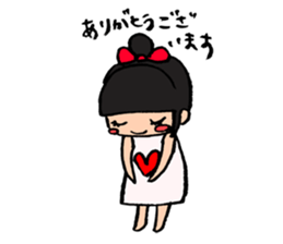 kawaii (odango) girl sticker #9651563