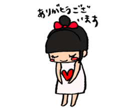 kawaii (odango) girl sticker #9651563