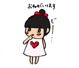 kawaii (odango) girl sticker #9651565