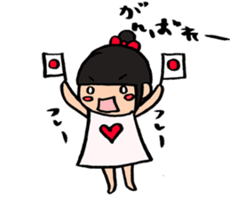 kawaii (odango) girl sticker #9651569