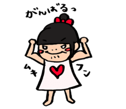 kawaii (odango) girl sticker #9651570