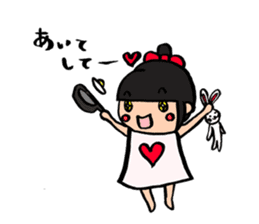 kawaii (odango) girl sticker #9651573