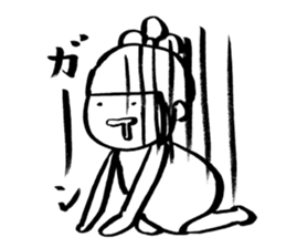 kawaii (odango) girl sticker #9651578