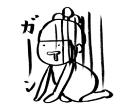 kawaii (odango) girl sticker #9651578