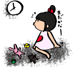 kawaii (odango) girl sticker #9651581