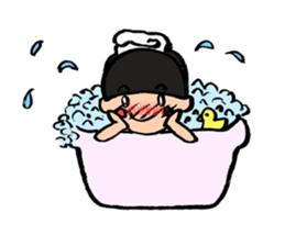 kawaii (odango) girl sticker #9651582