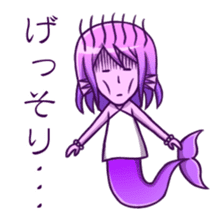Fate of non-routine mermaid"Merry" sticker #9651811