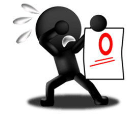 Kuroko-men for tests sticker #9651987