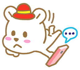 Little Bear Red Hat sticker #9653093