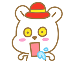 Little Bear Red Hat sticker #9653095