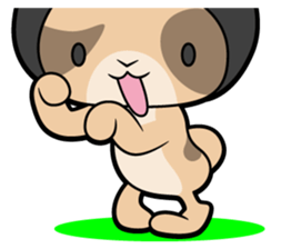 Rabbits as rice cakes sticker #9653199