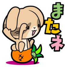 Rabbits as rice cakes sticker #9653222