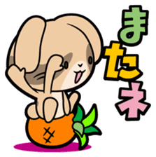 Rabbits as rice cakes sticker #9653222